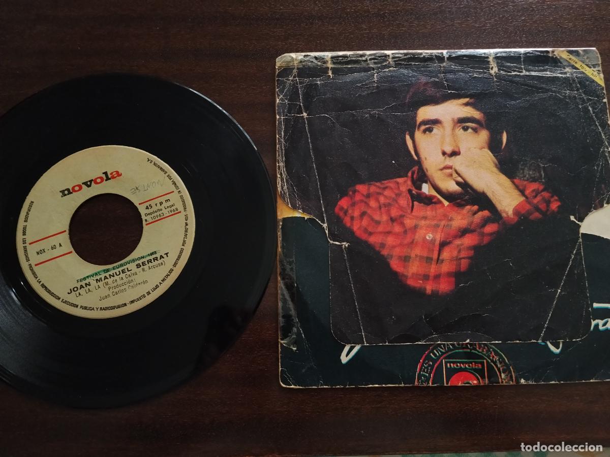 Discos de vinilo: JOAN MANUEL SERRAT -DISCO SINGLE - Foto 2