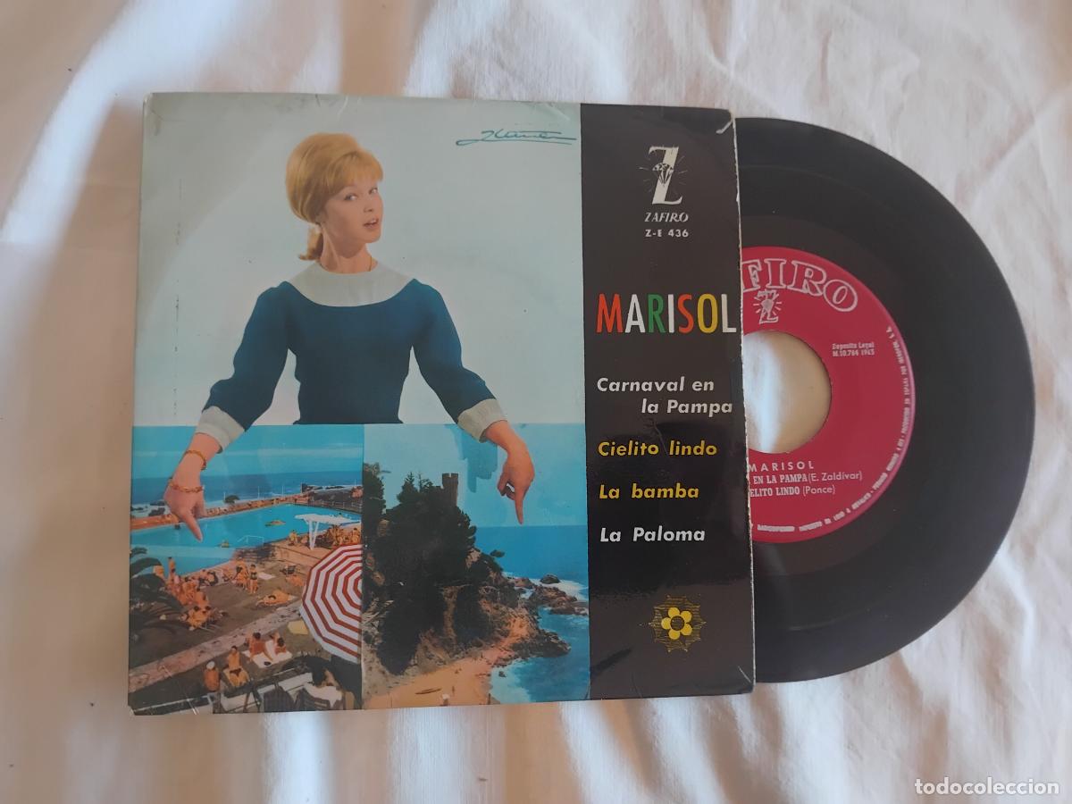 Discos de vinilo: MARISOL. CARNAVAL EN LA PAMPA + 3. EP ZAFIRO 1963.