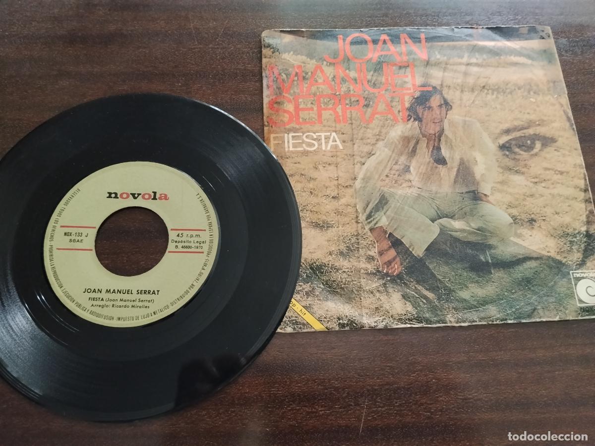 Discos de vinilo: JOAN MANUEL SERRAT -DISCO SINGLE - Foto 2