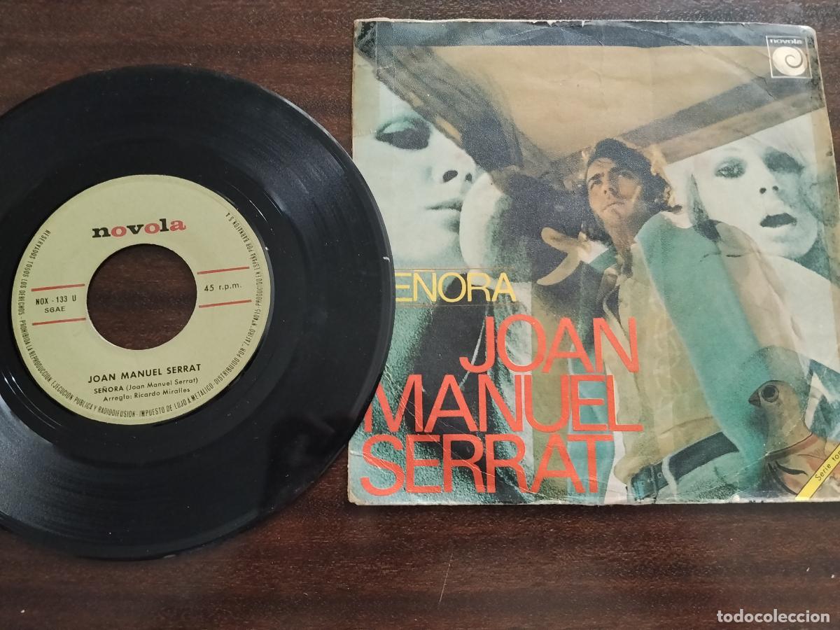 Discos de vinilo: JOAN MANUEL SERRAT -DISCO SINGLE - Foto 1