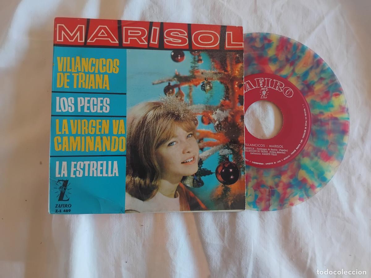 Discos de vinilo: MARISOL. VILLANCICOS DE TRIANA + 3. EP ZAFIRO 1963.
