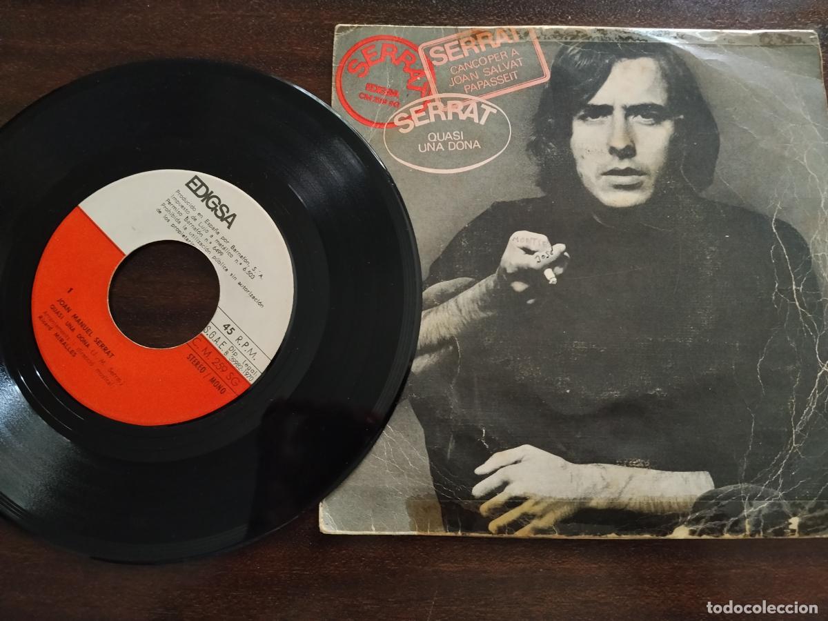 Discos de vinilo: JOAN MANUEL SERRAT -DISCO SINGLE - Foto 1