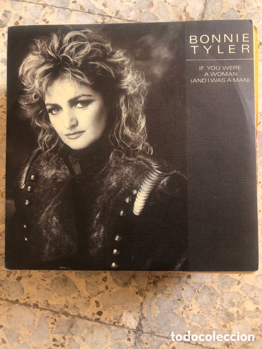 Discos de vinilo: SGL BONNIE TYLER IF YOU WERE A WOMAN 1986 PROMO