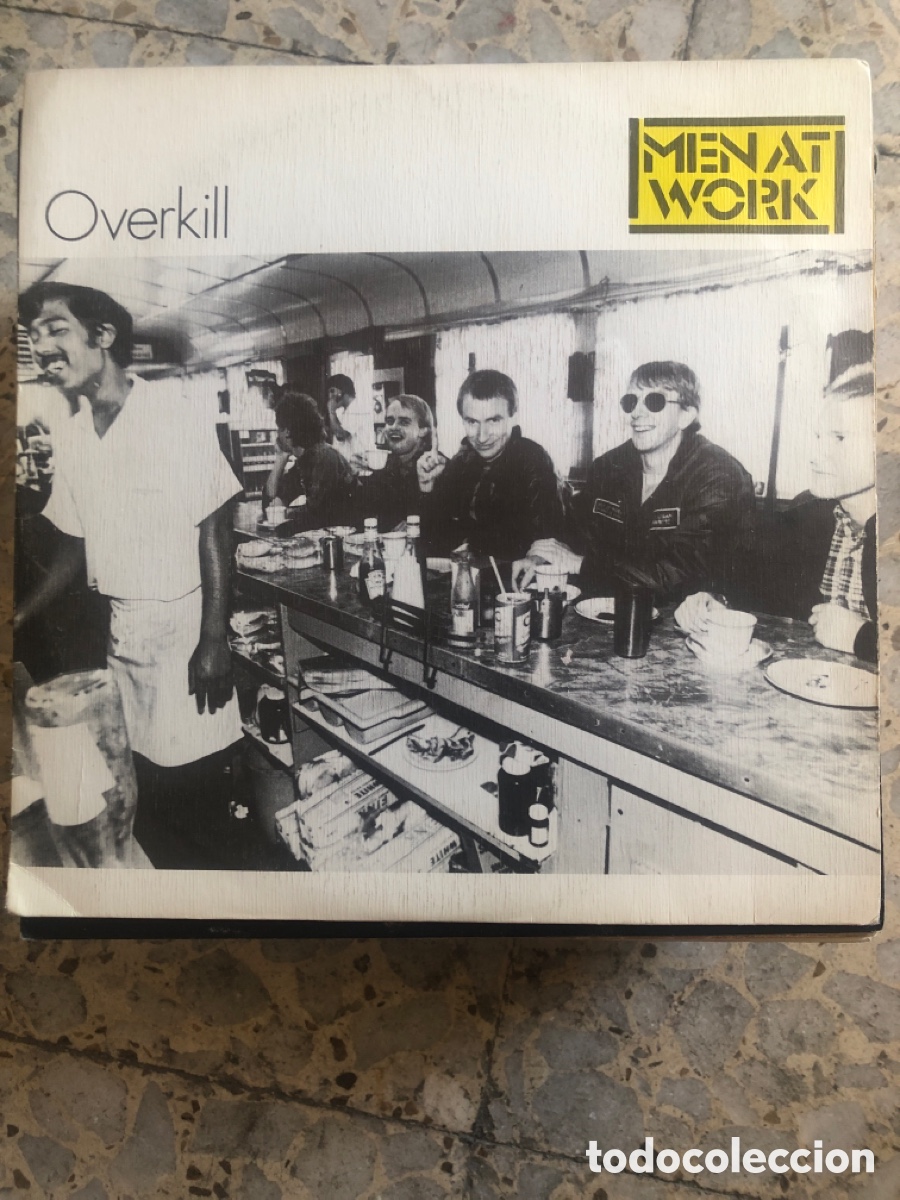 Discos de vinilo: SGL MEN AT WORK OVERKILL 1983
