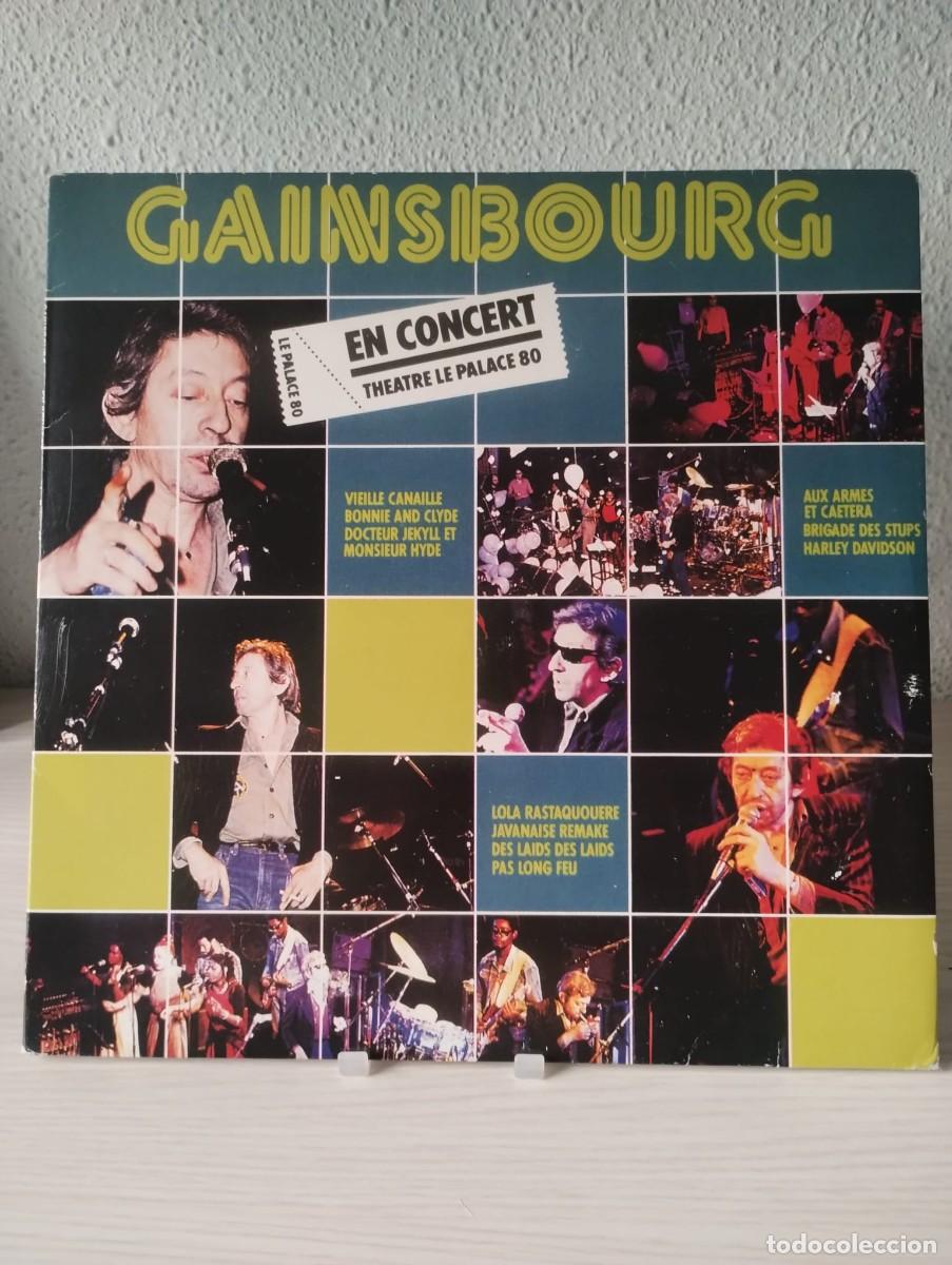 Discos de vinilo: SERGE GAINSBOURG Enregistrement Public Au Th&eacute;&acirc;tre Le Palace (Mercury 468923 75, Francia ????)