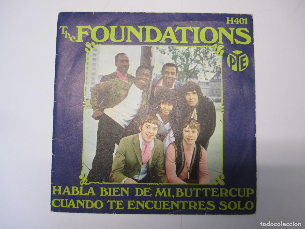 Discos de vinilo: disco vinilo single the foundations habla bien de mi