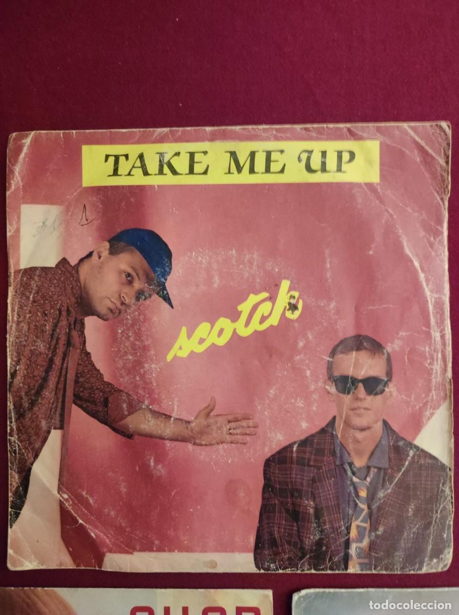 Discos de vinilo: Disco Vinilo Single (45 RPM) - Scotch &rdquo;Take Me Up&rdquo; (Italo-Disco, 1985)