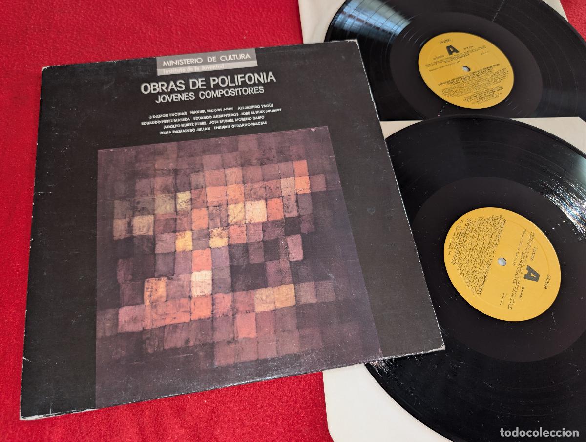 Discos de vinilo: OBRAS DE POLIFONIA Jovenes compositores ENCINAR+MASEDA+ARCE+++ 2LP 1984 Dial SPAIN