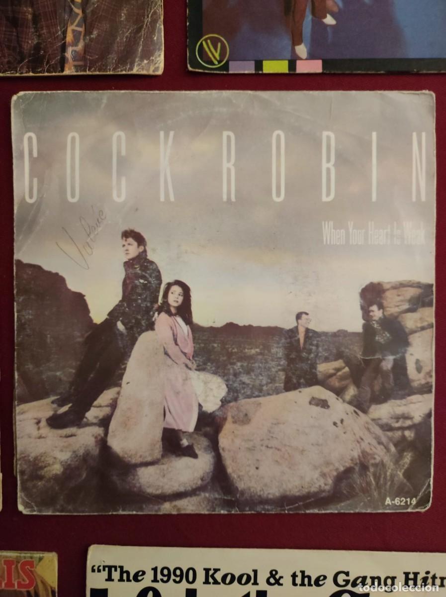 Discos de vinilo: Disco Vinilo Single (45 RPM) - Cock Robin &rdquo;When Your Heart Is Weak&rdquo; (1985)