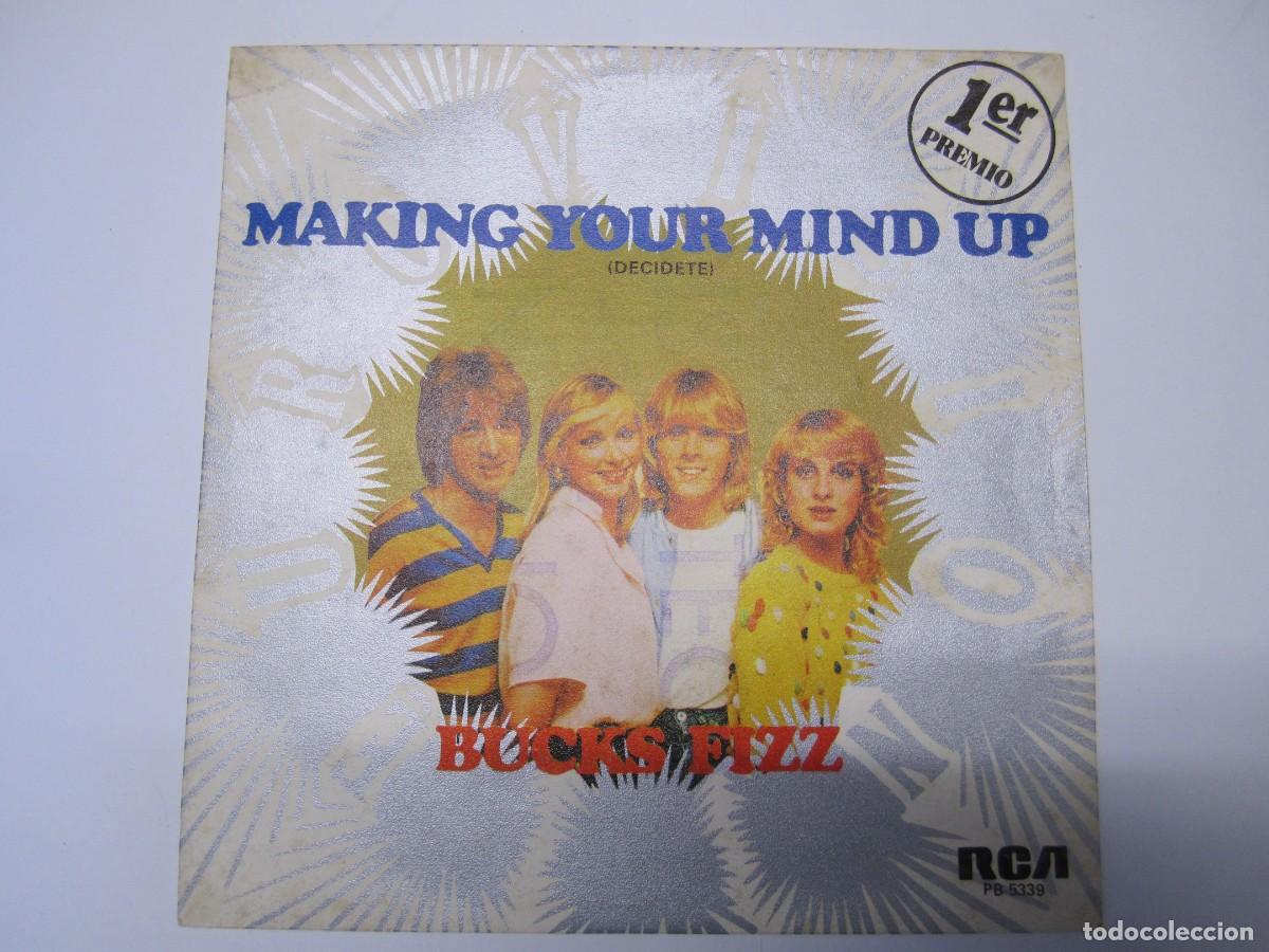 Discos de vinilo: disco vinilo single bucks fizz making your mind up - Foto 1