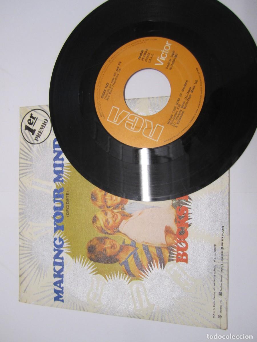 Discos de vinilo: disco vinilo single bucks fizz making your mind up - Foto 2