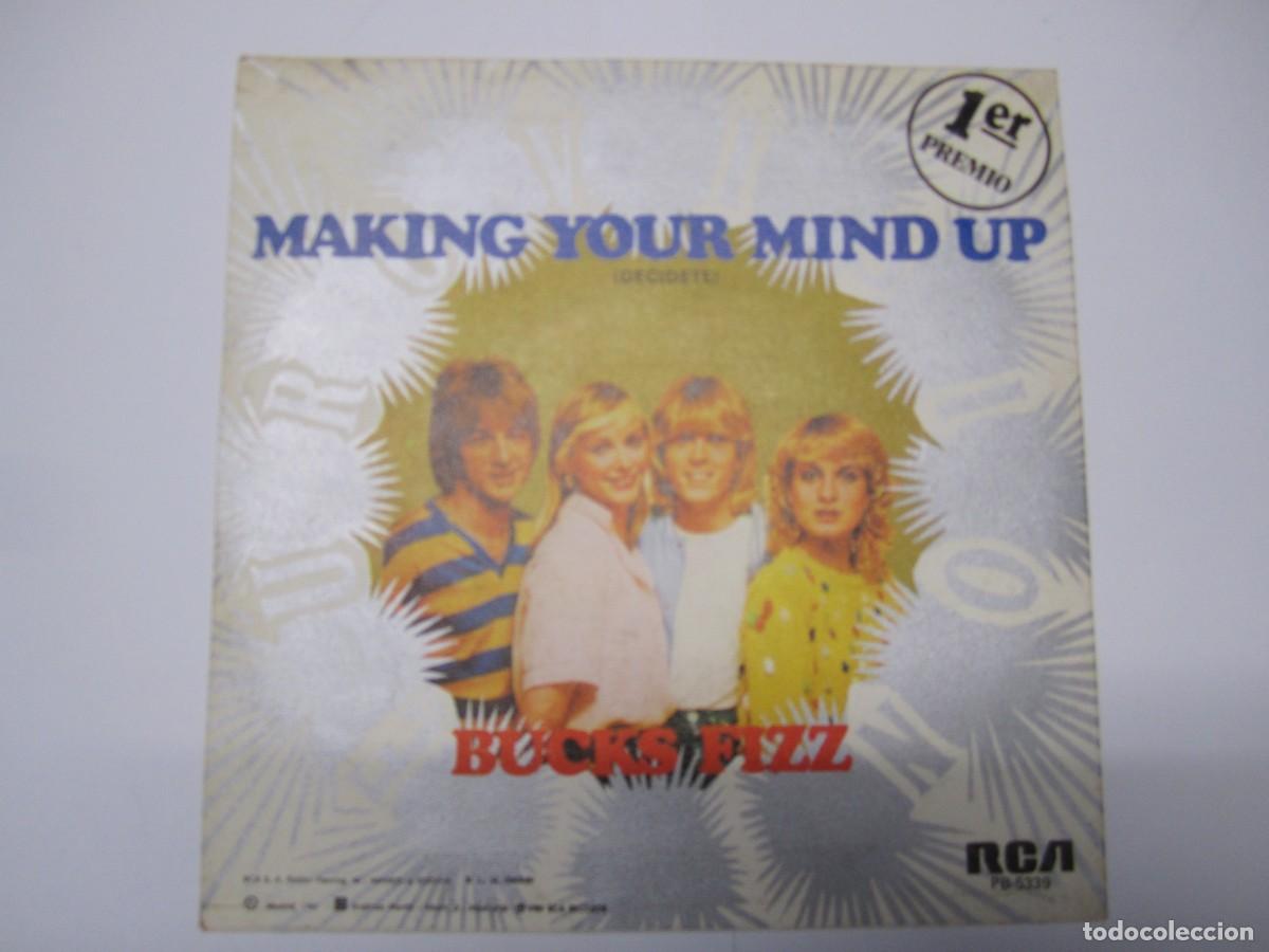Discos de vinilo: disco vinilo single bucks fizz making your mind up - Foto 3