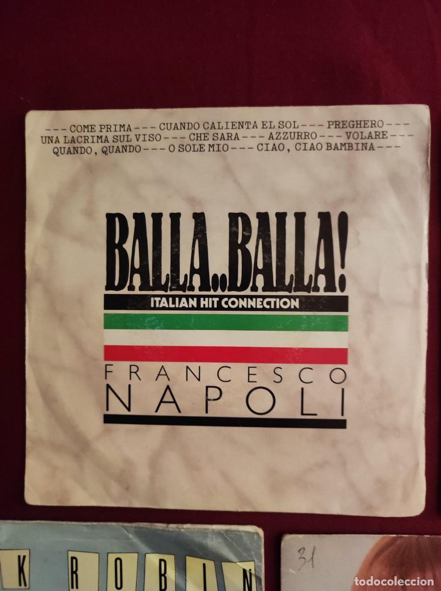 Discos de vinilo: Disco Vinilo Single (45 RPM) - Francesco Napoli &rdquo;Balla... Balla!&rdquo; (Cl&aacute;sicos Italianos)