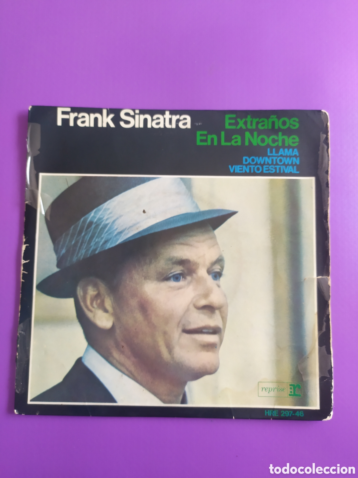 Discos de vinilo: Ep Frank Sinatra. Extra&ntilde;os en la noche (Stangers in The night)