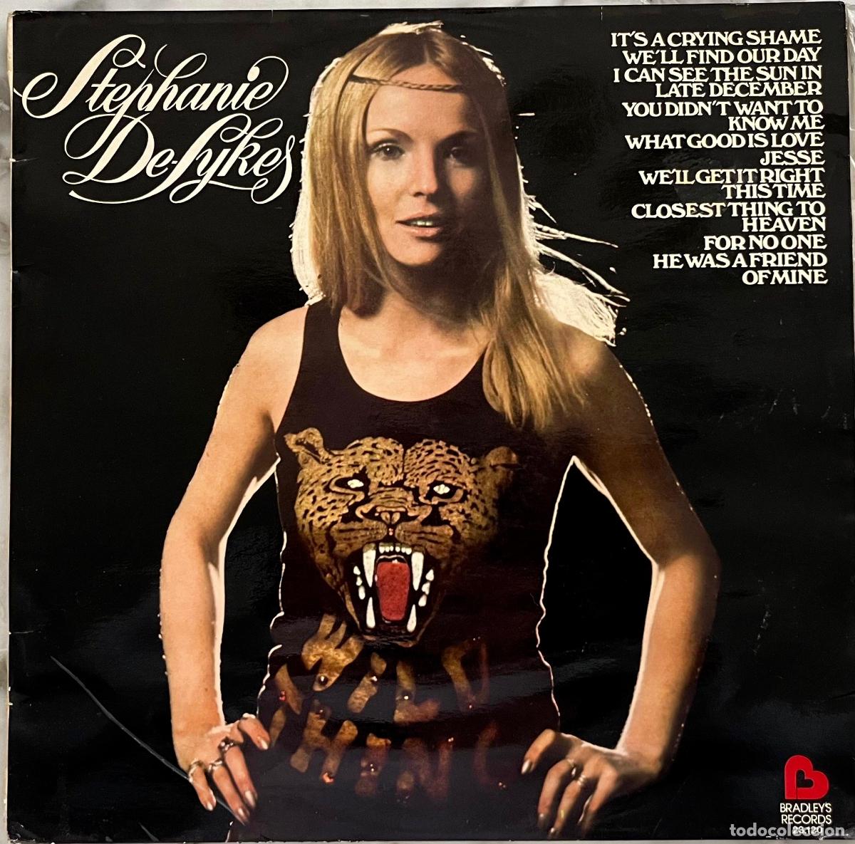 Discos de vinilo: STEPHANIE DE-SYKES. IT&acute;S A CRYING SHAME. WE&acute;LL FIND OUR DAY... LP ORIGINAL ESPA&Ntilde;A 1975