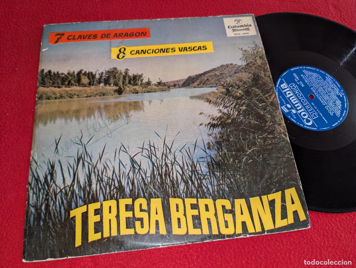 Discos de vinilo: ORQ. CONCIERTOS dir Gombau TERESA BERGANZA 7 claves Aragon+8 vascas LP 1959 FIRMA ORIGINAL!