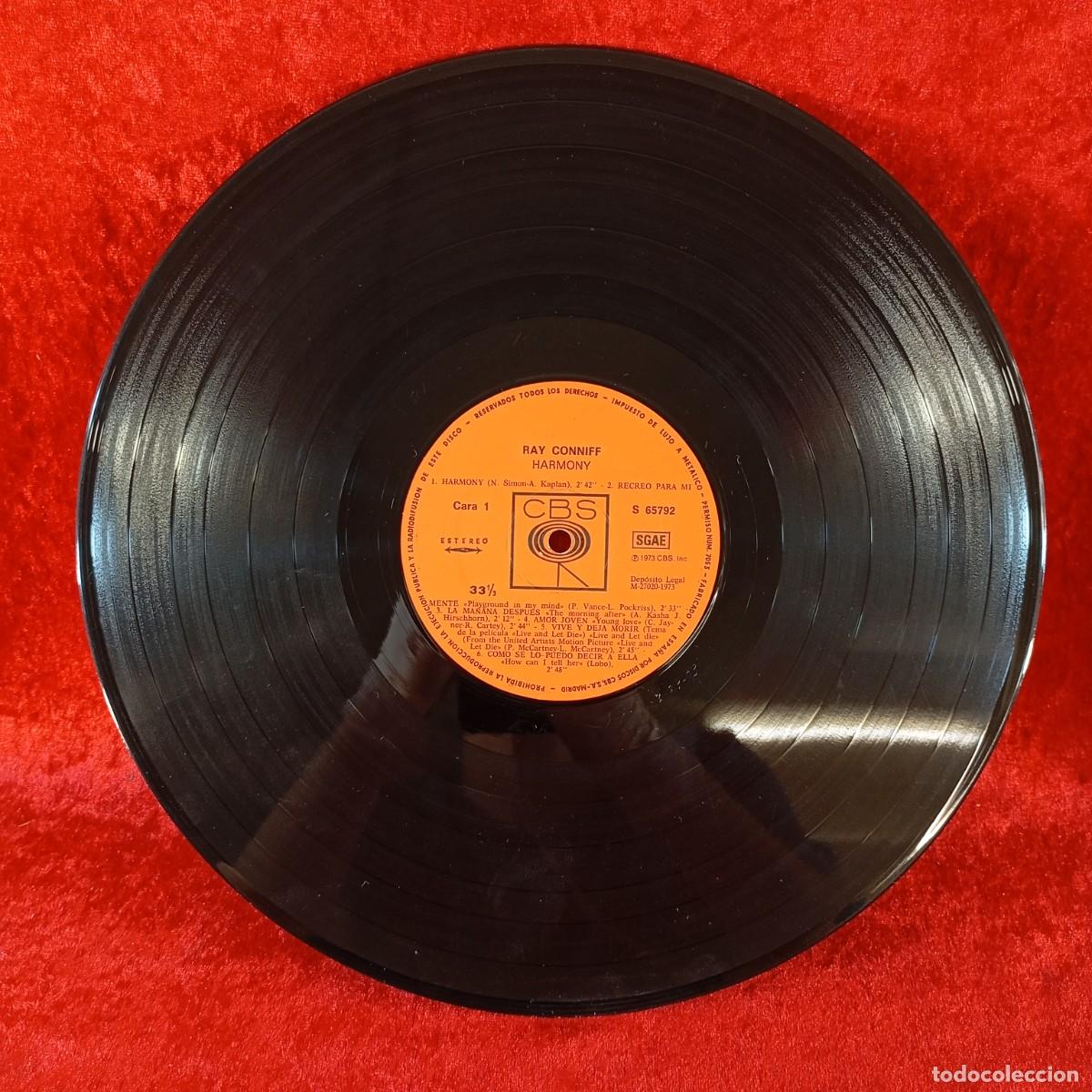 Discos de vinilo: RAY CONNIFF - HARMONY - EST&Eacute;REO CBS S 65792 - DISCO DE VINILO / 3375 - Foto 4
