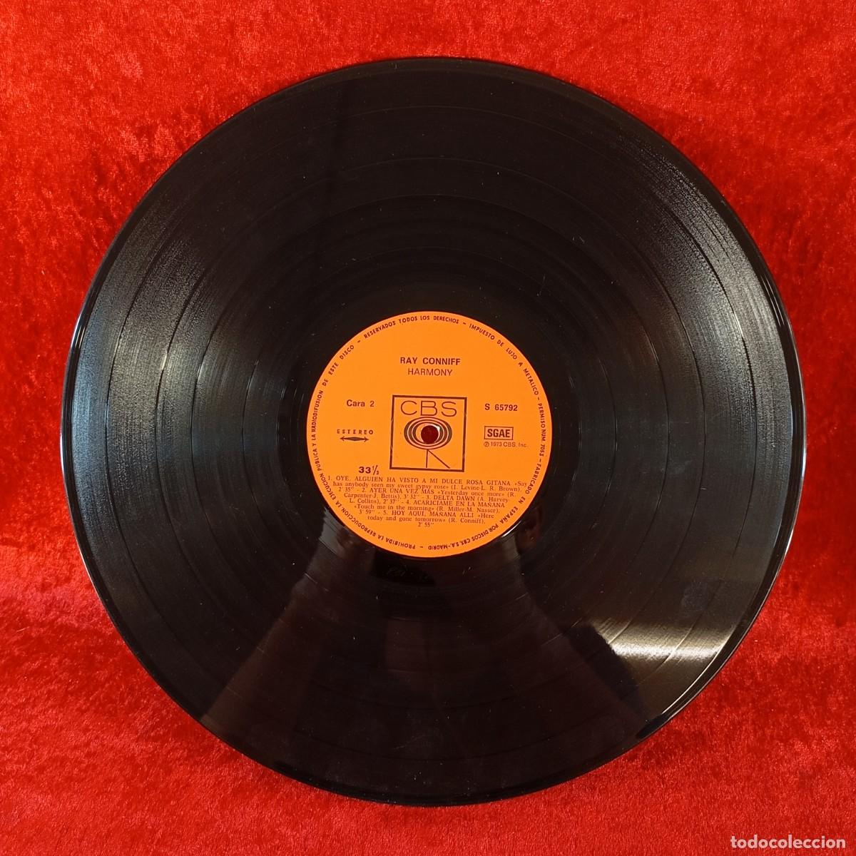 Discos de vinilo: RAY CONNIFF - HARMONY - EST&Eacute;REO CBS S 65792 - DISCO DE VINILO / 3375 - Foto 5