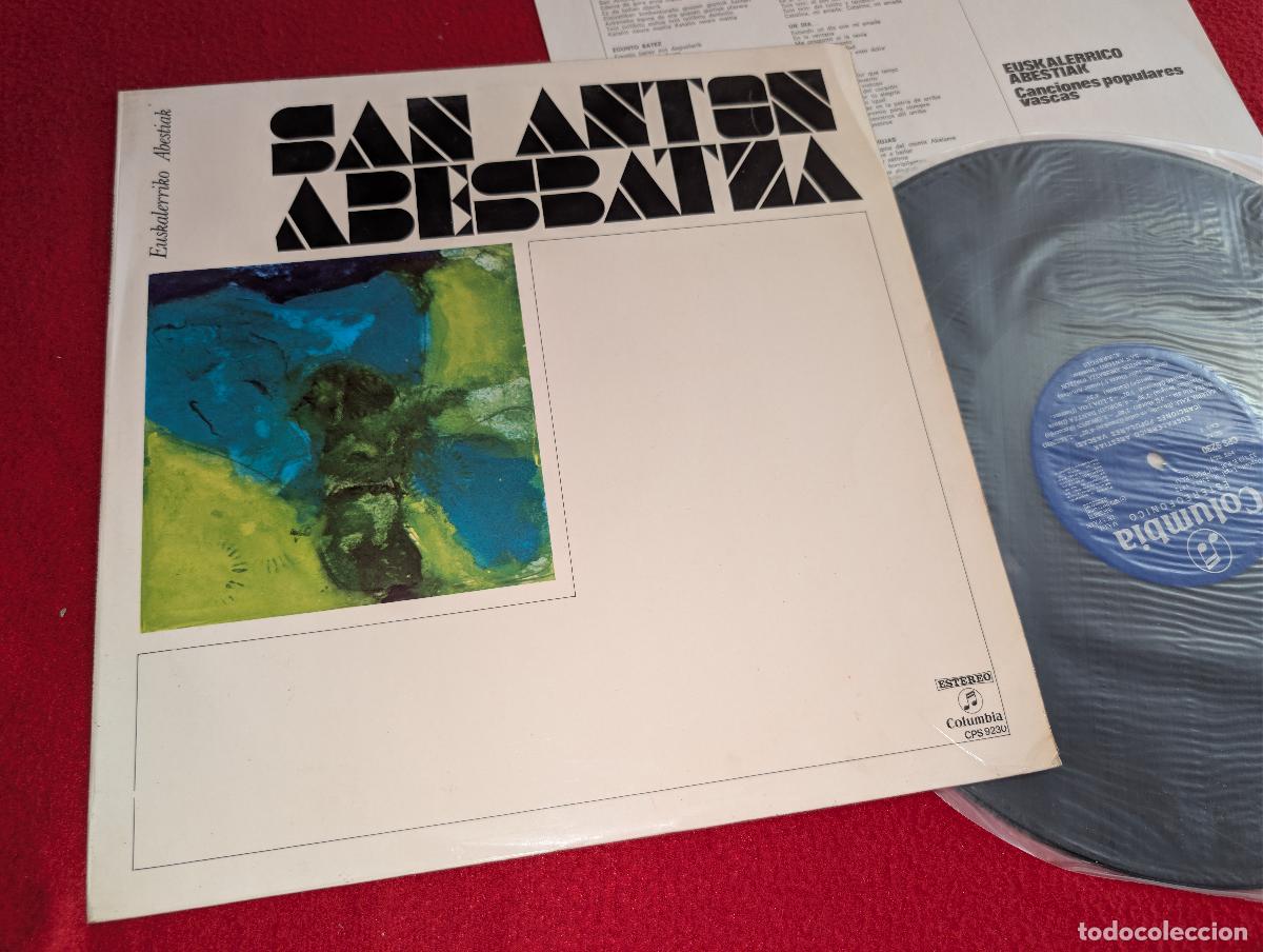 Discos de vinilo: ORFEON SAN ANTON ABESBATZA dir Arregui Canciones populares vascas LP 1972 Columbia EUSKADI