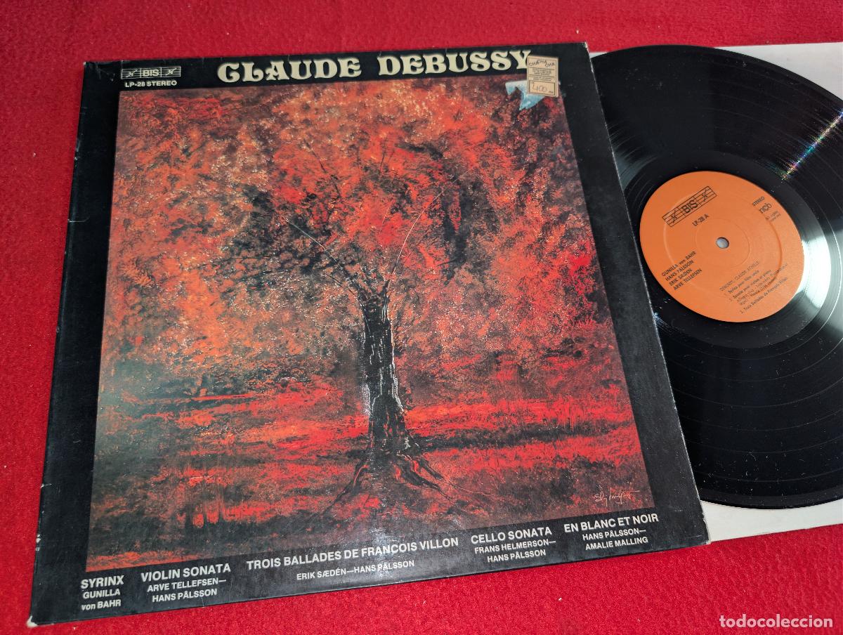 Discos de vinilo: DEBUSSY Claude Achille BAHR+PALSSON+SAEDEN+MAILLING++ LP 1975 BIS GERMANY gatefold