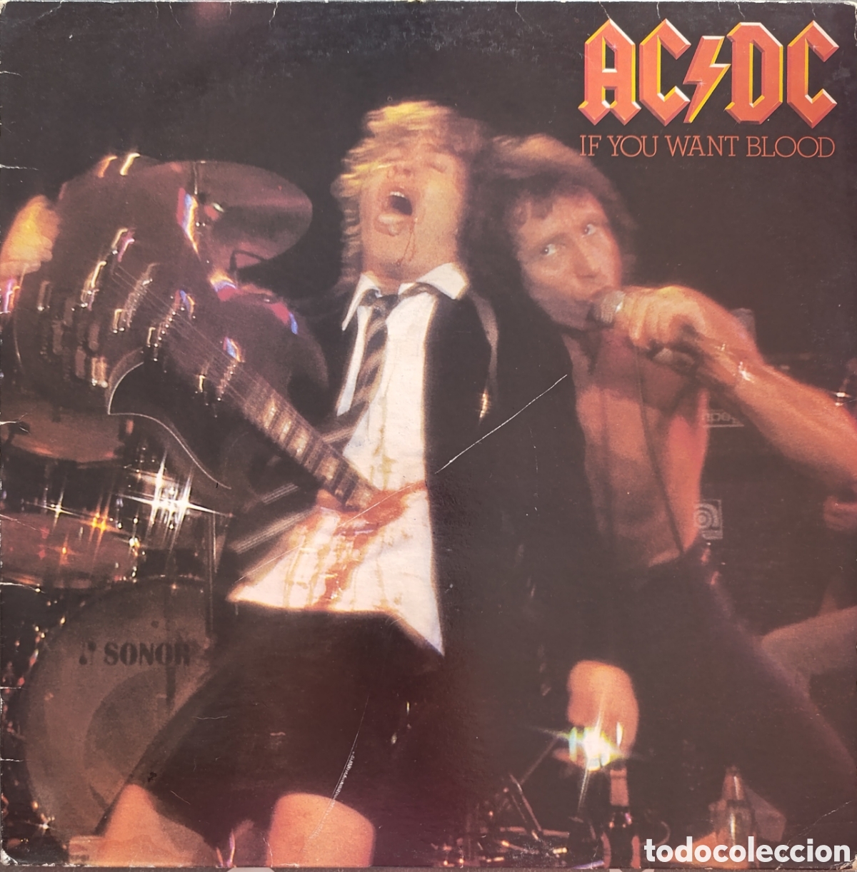 Discos de vinilo: AC/DC &ndash; IF YOU WANT BLOOD YOU'VE GOT IT LP 1978 EDICION BRITANICA