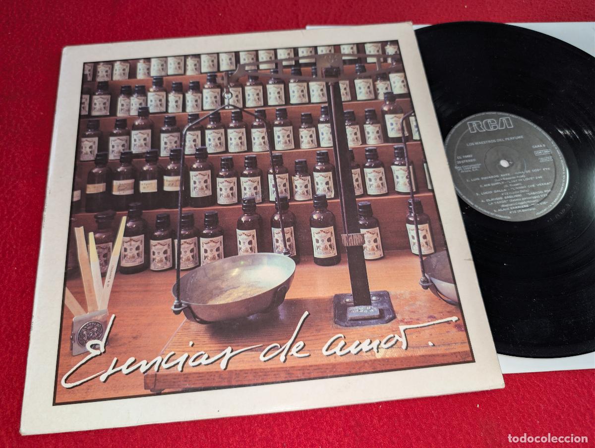 Discos de vinilo: LOS MAESTROS DEL PERFUME LP 1989 RCA Julio Iglesias+Baglioni+Aute+Nilsson+Gary+Carmen SPAIN promo