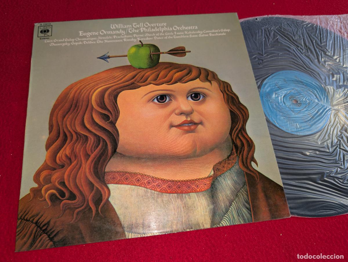 Discos de vinilo: ORQ. FILADELFIA dir Ormandy OBERTURA WILLIAM TELL Rossini+Delibes+Pierne+Kabalevsky++ LP 1973 SPAIN