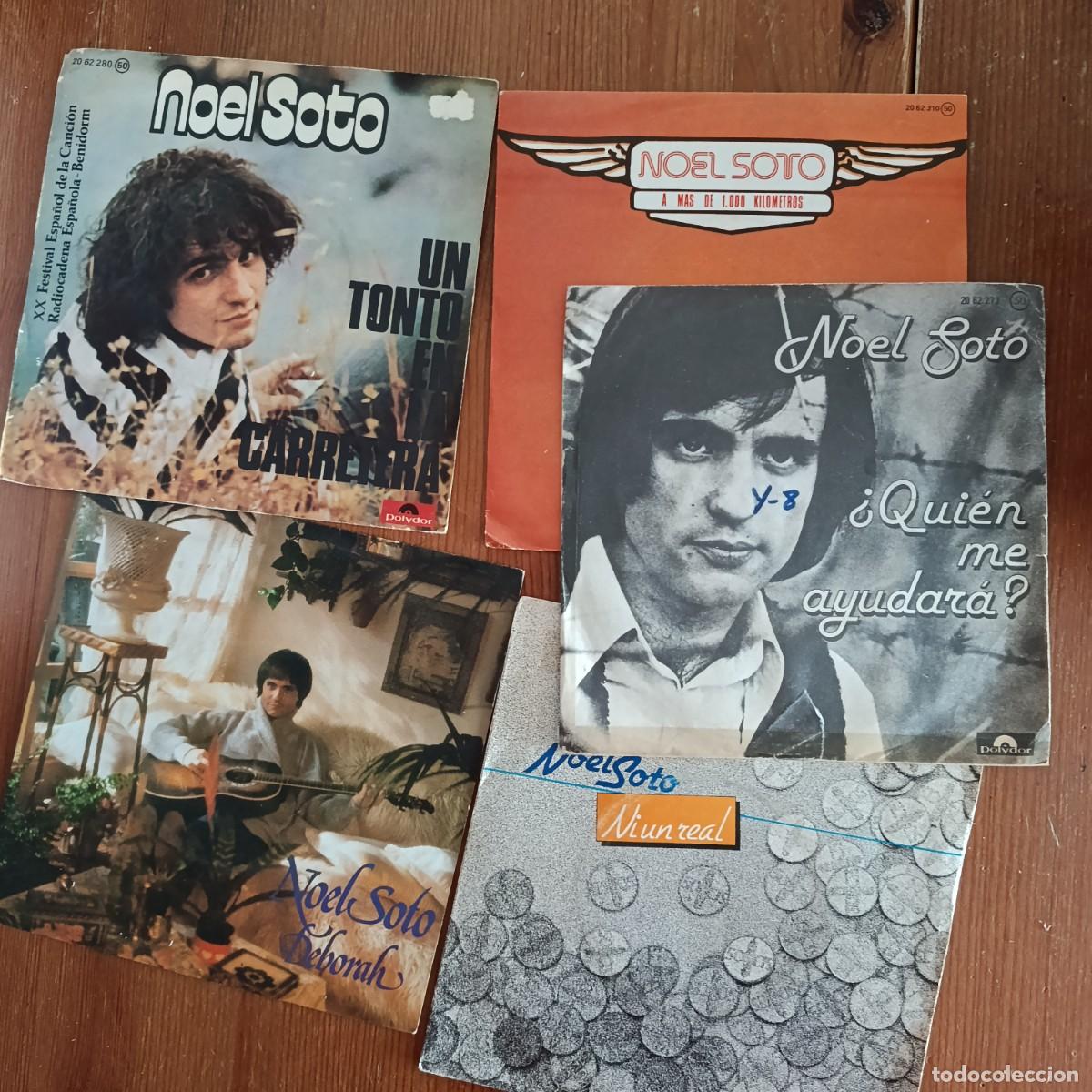 Discos de vinilo: NOEL SOTO - LOTE DE 5 SINGLES A&Ntilde;OS 80