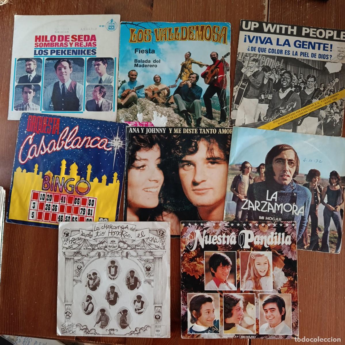 Discos de vinilo: LOTE DE 8 SINGLES DE POP ESPA&Ntilde;OL A&Ntilde;OS 60-70-80 - PANDILLA, ORQUESTA CASABLANCA, PEKENIKES