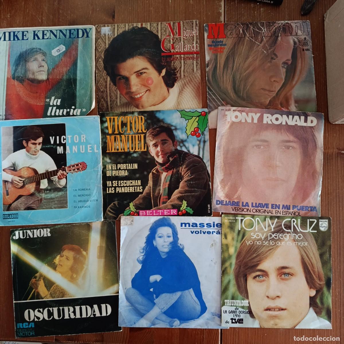 Discos de vinilo: LOTE DE 9 SINGLES DE SOLISTAS ESPA&Ntilde;OLES A&Ntilde;OS 60-70-80 - JUNIOR, V&Iacute;CTOR MANUEL, MASSIEL, MARI TRINI