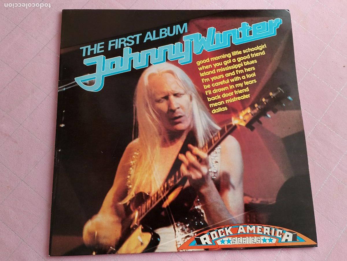 Discos de vinilo: the first album jonny winter, ed espa&ntilde;ola