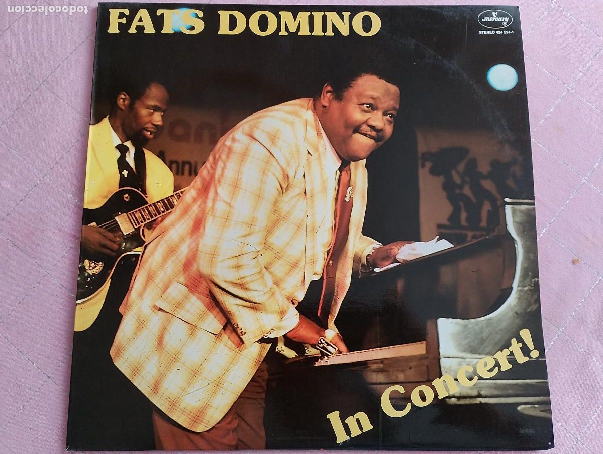Discos de vinilo: Fats Domino &ndash; In Concert!, 1989 ed espa&ntilde;ola