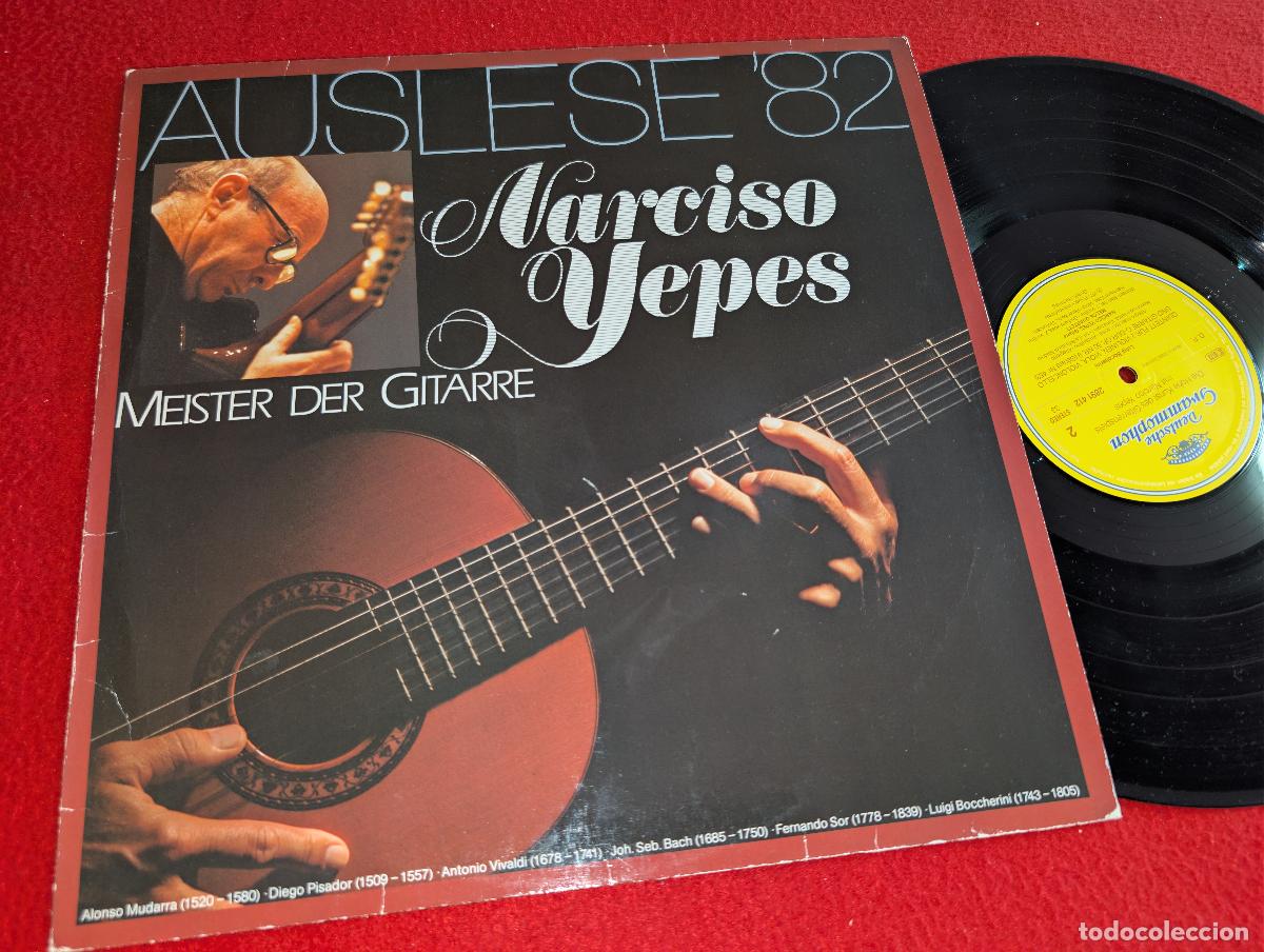 Discos de vinilo: NARCISO YEPES guitar guitarra + MELOS QUARTET Auslese 82 LP 1982 Deutsche GERMANY ALEMANIA