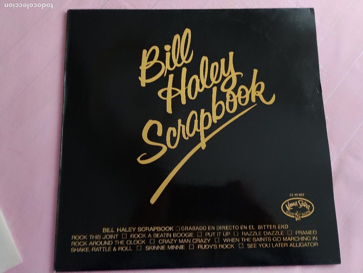 Discos de vinilo: BILL HALEY & THE COMETS &rdquo;BILL HALEY'S SCRAPBOOK&rdquo; 1989 ed espa&ntilde;ola