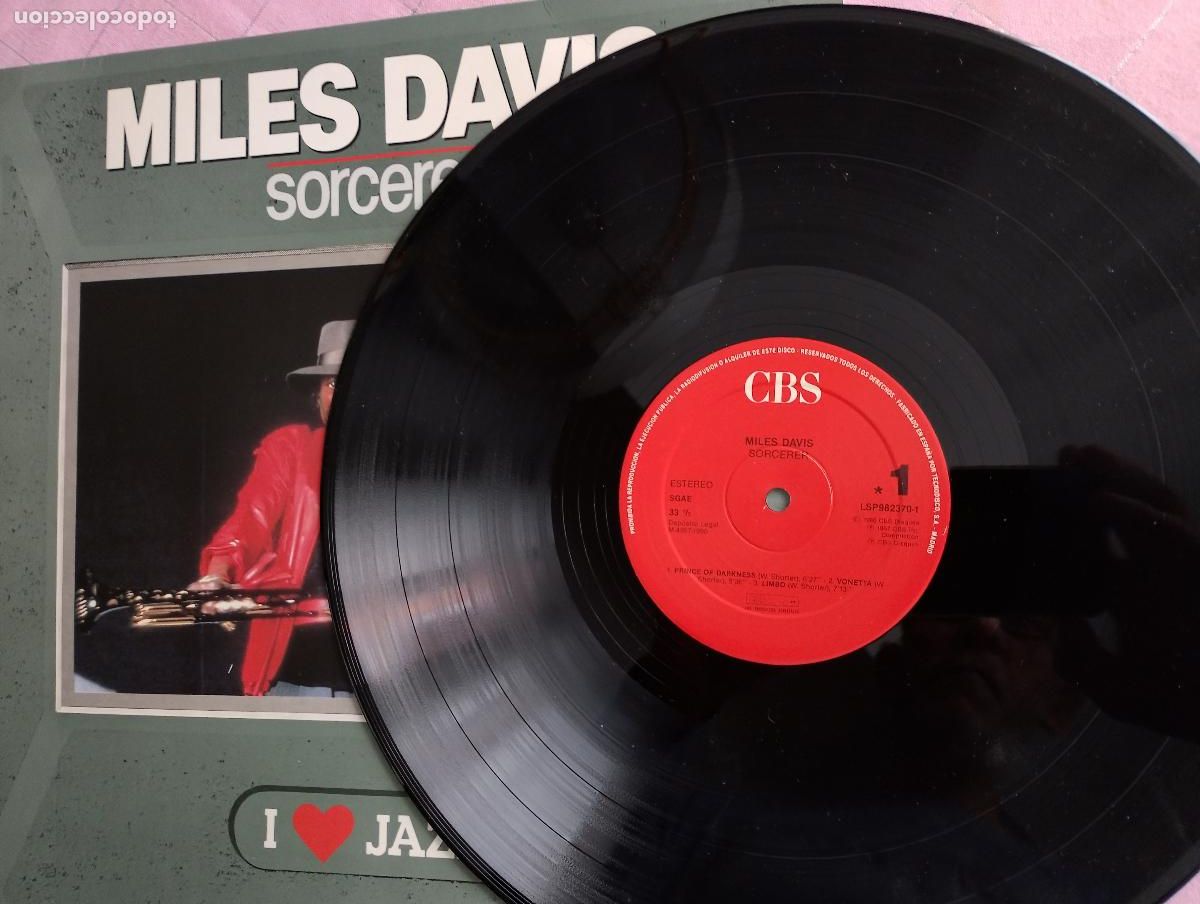 Discos de vinilo: Miles Davis &ndash; Sorcerer 1990 ed espa&ntilde;ola - Foto 2