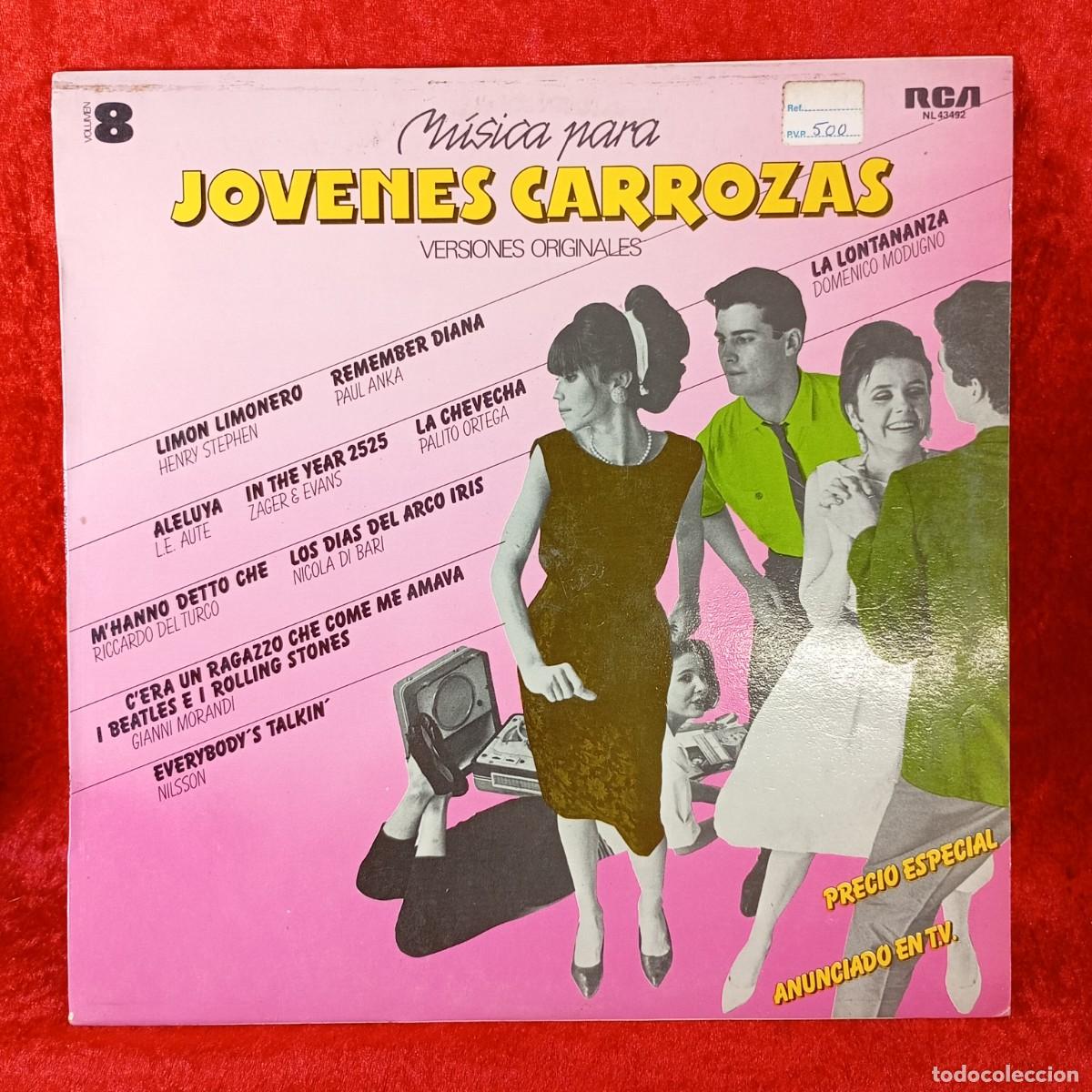 Discos de vinilo: JOVENES CARROZA - VOLUMEN 8 - RCA NL 43492 - DISCO DE VINILO / 3386