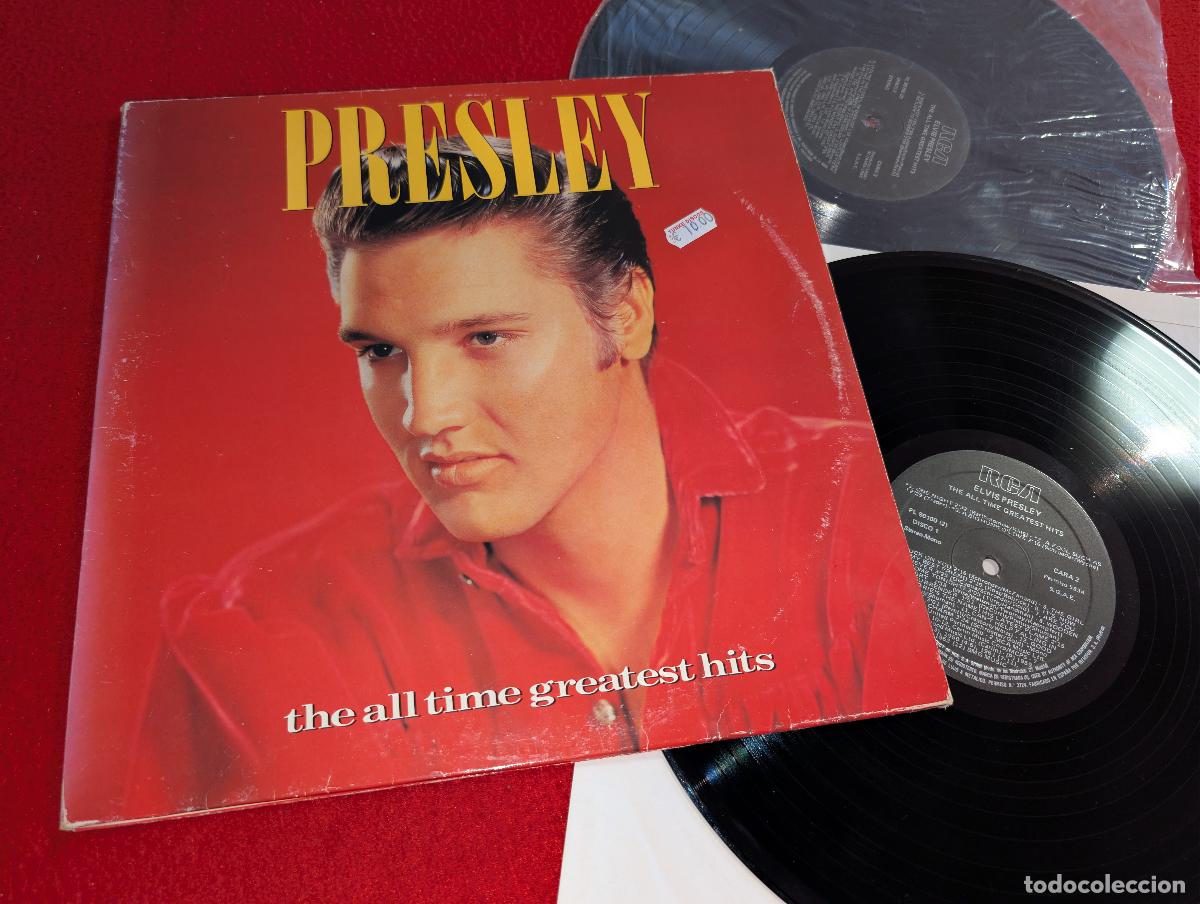 Discos de vinilo: ELVIS PRESLEY The all time greatest hits 2LP 1988 RCA ESPA&Ntilde;A SPAIN gatefold