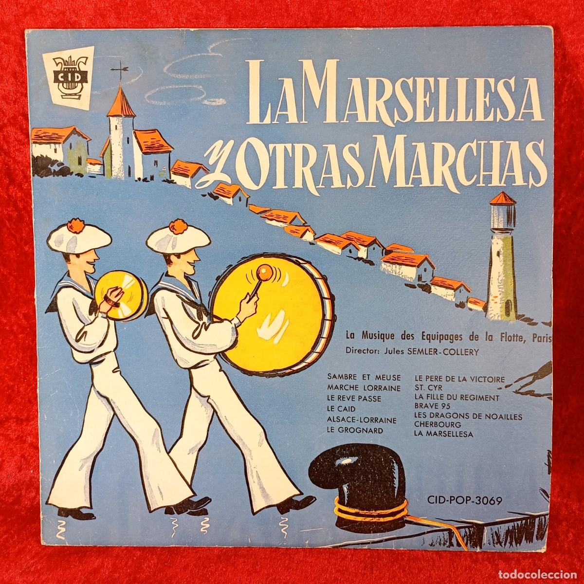 Discos de vinilo: LA MARSELLESA Y OTROS MARCHAS - CID-POP-3069 - DISCO DE VINILO / 3390