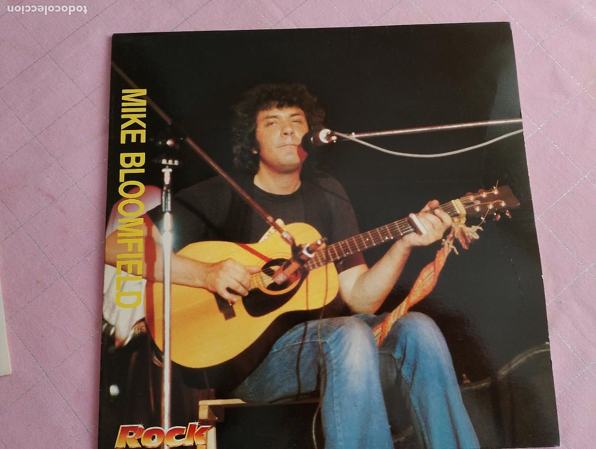 Discos de vinilo: Mike Bloomfield &ndash; Mike Bloomfield, ed espa&ntilde;ola, 1989 Rock, Blues Acoustic