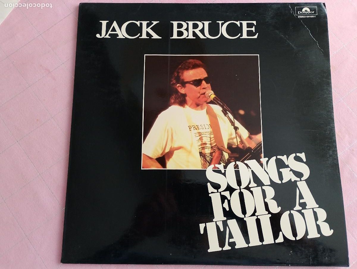 Discos de vinilo: Jack Bruce &ndash; Songs For A Tailor - &rdquo;Canciones Para Un Sastre&rdquo; ed espa&ntilde;ola 1990