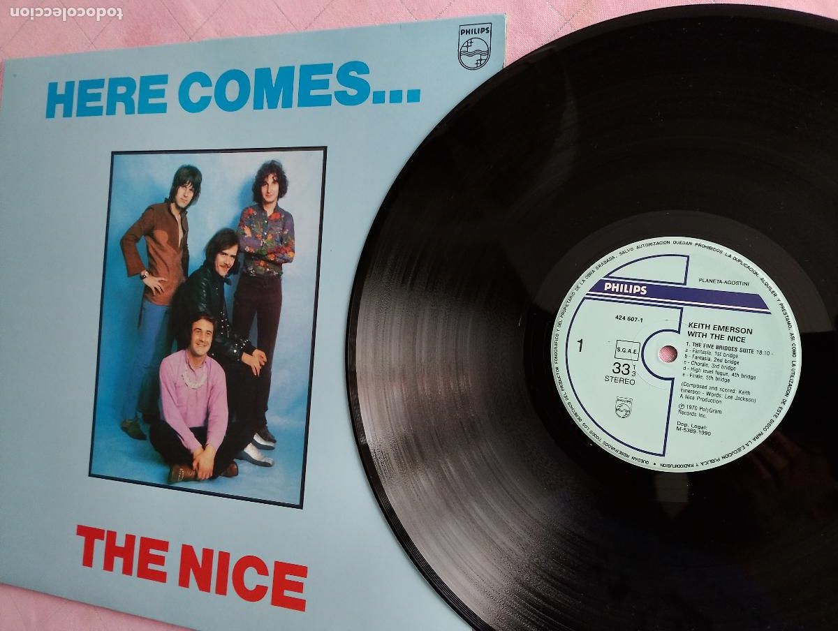Discos de vinilo: Here Comes... The Nice, 1990 ed espa&ntilde;ola - Foto 2