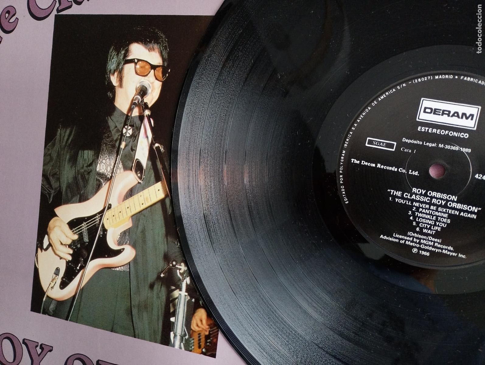 Discos de vinilo: Roy Orbison &ndash; The Classic Roy Orbison, ed espa&ntilde;ola - Foto 2