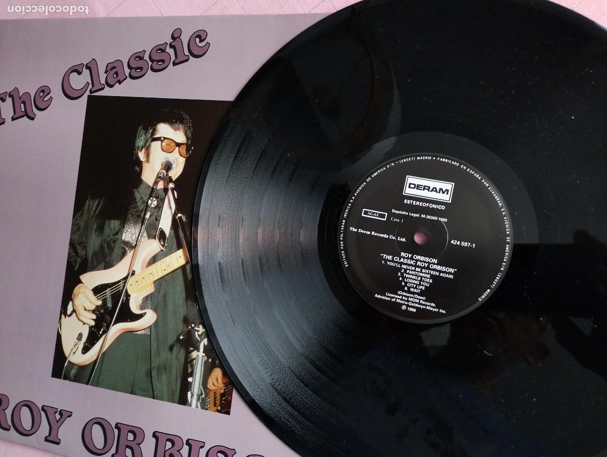 Discos de vinilo: Roy Orbison &ndash; The Classic Roy Orbison, ed espa&ntilde;ola - Foto 3