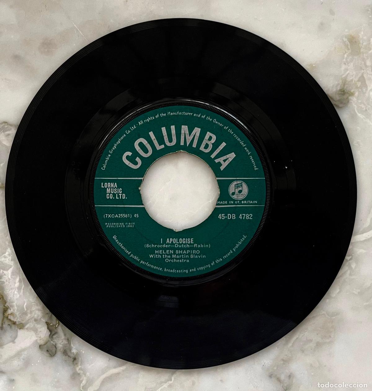 Discos de vinilo: HELEN SHAPIRO. I APOLOGISE / TELL ME WHAT HE SAID. SINGLE ORIGINAL UK 1962