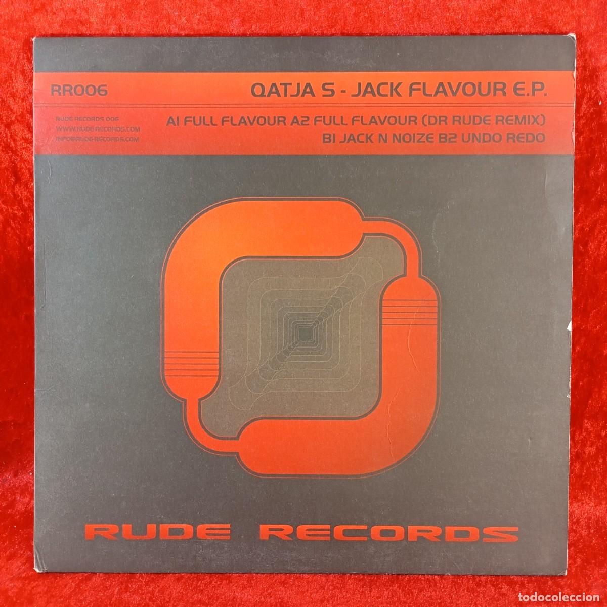Discos de vinilo: QATJA - JACK FLAVOUR E.P - RUDE RECORDS - RR006 - DISCO DE VINILO / 3404