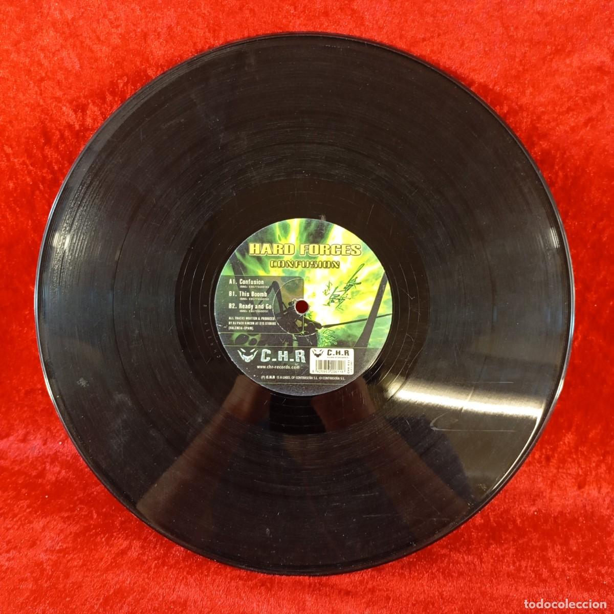 Discos de vinilo: HARD FORCES - CONFUSION - C.H.R - DISCO DE VINILO / 3408 - Foto 4