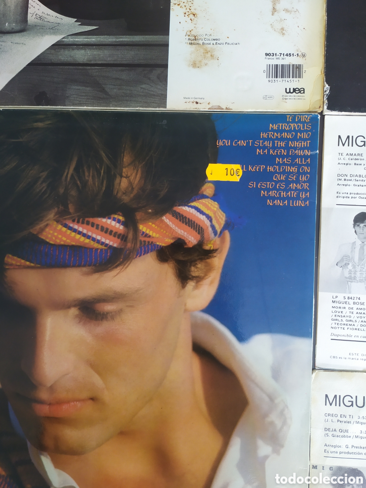 Discos de vinilo: Lote 7 vinilos Miguel Bos&eacute; - Foto 7