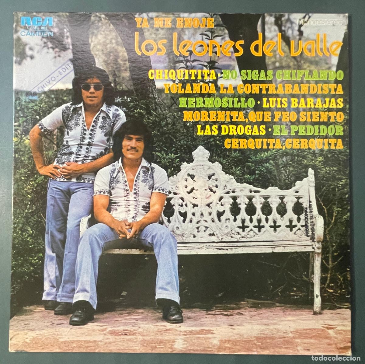Vinyl-Schallplatten: LOS LEONES DEL VALLE / YA ME ENOJE / LP RCA 1976 / MEXICO