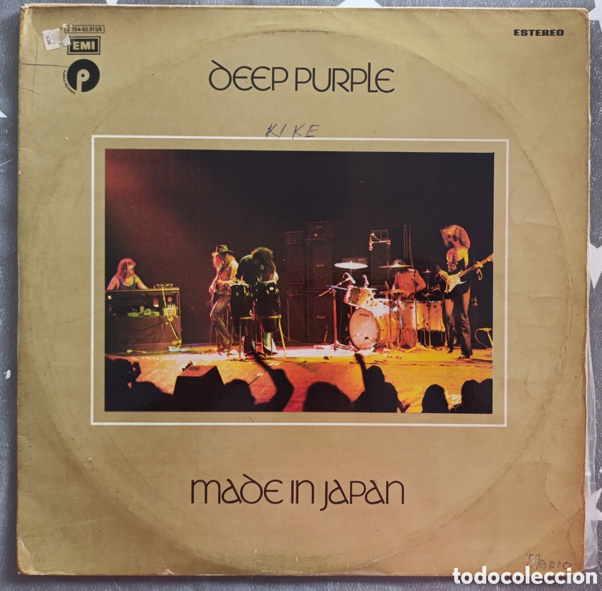 Discos de vinilo: DEEP PURPLE &ndash; MADE IN JAPAN 2-LP 1972 1&ordf; EDICION ESPA&Ntilde;OLA PORTADA GATEFOLD