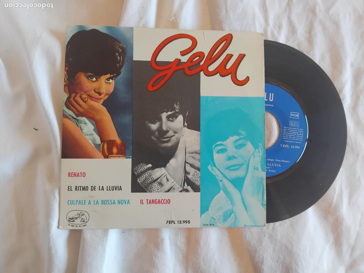 Discos de vinilo: GELU. RENATO + 3. EP EMI LA VOZ DE SU AMO 1963.